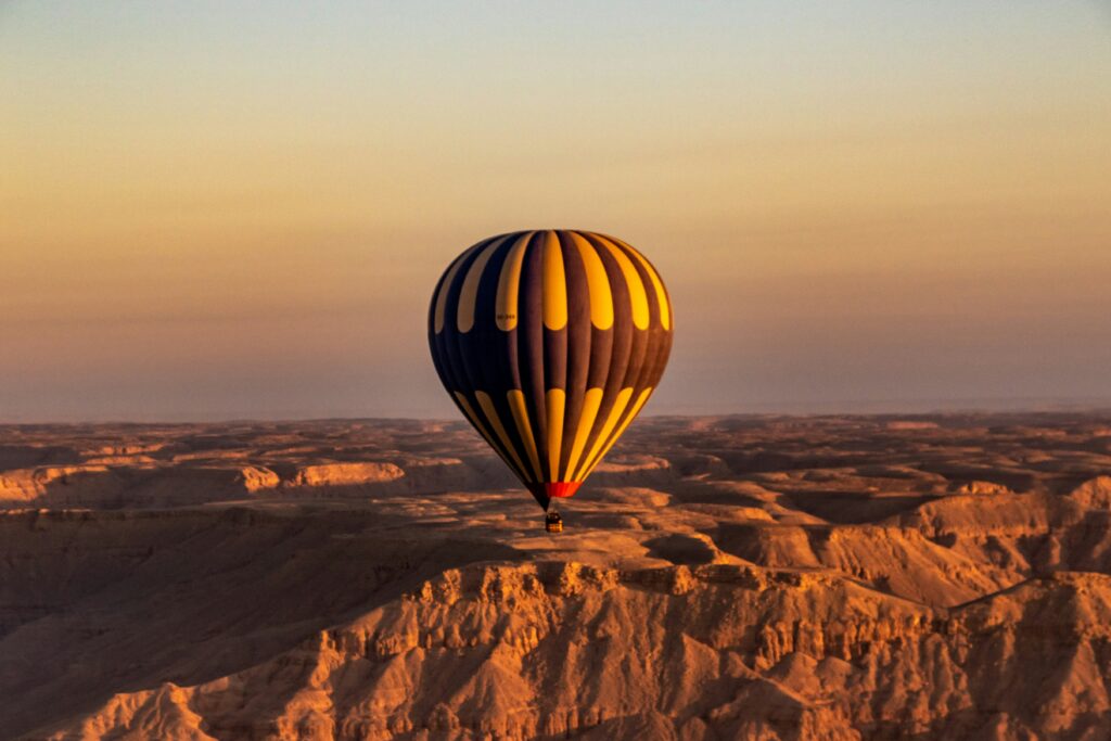 A hot Air Balloon in Luxor