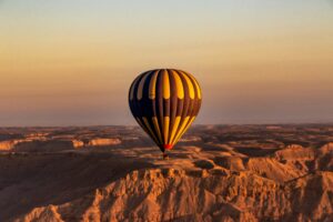 A hot Air Balloon in Luxor