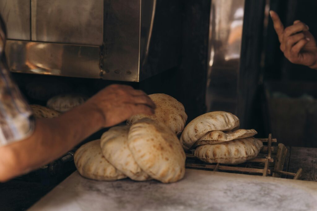 Egyptian Baladi Bread